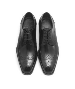 Alternative view of Single Monk Strap Shoes – Black Polished Leather