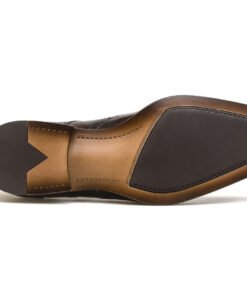 Alternative view of Wingtip Oxford Brogue Shoes – Premium Black Leather