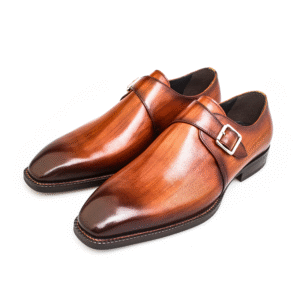 Cap Toe Oxford Brogue Shoes – Brown Leather & Suede