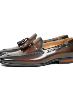 Tassel Loafers – Premium Brown Leather